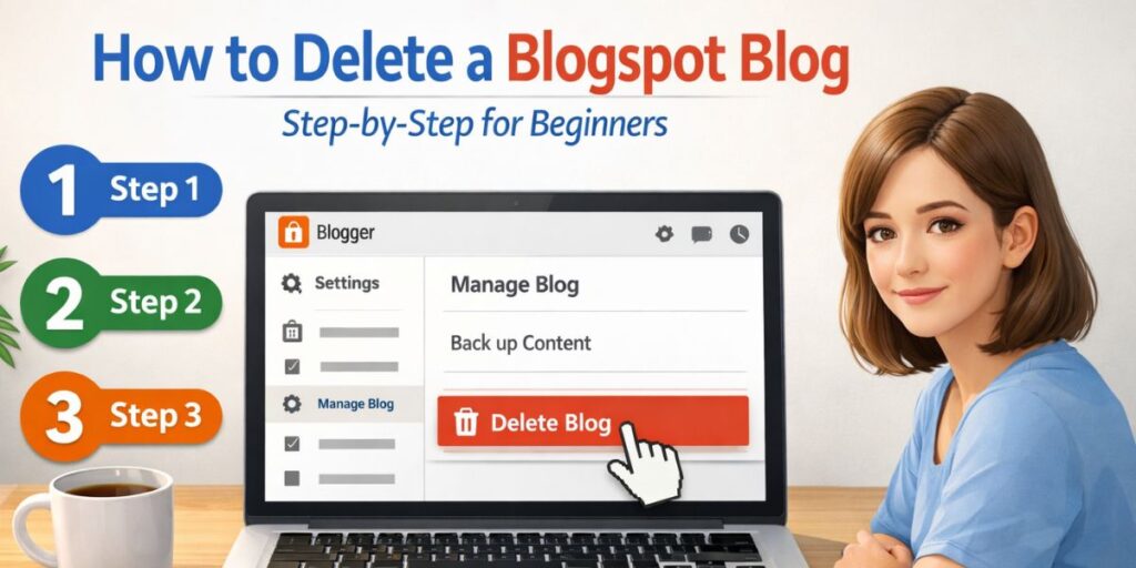 how to delete blogspot blog​
