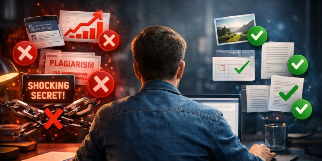 what information should not be included in blogs​